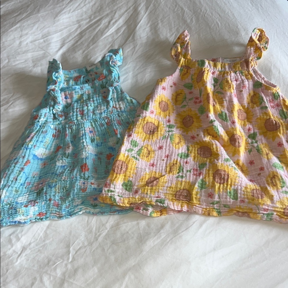 Floral and Sunflower Baby Dresses